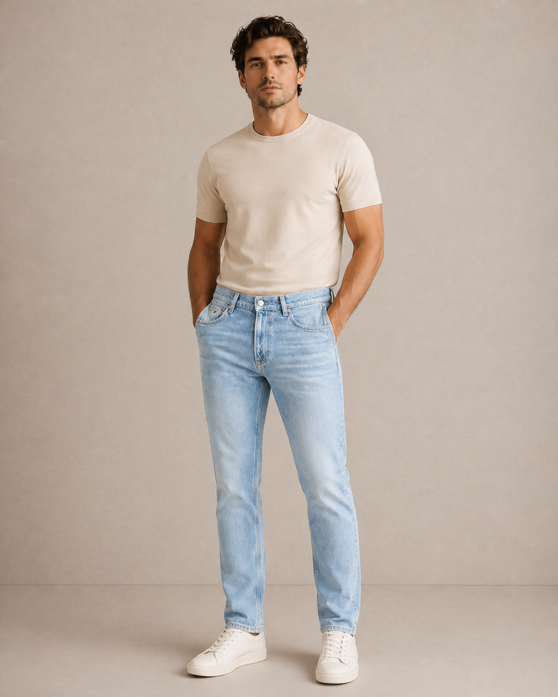 TOMMY HILFIGER - JEAN HOMME BLEU DAD FIT | COLLEKT PARIS